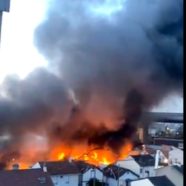 (Français) Nouvel incendie d’entrepôt à Aubervilliers (93)